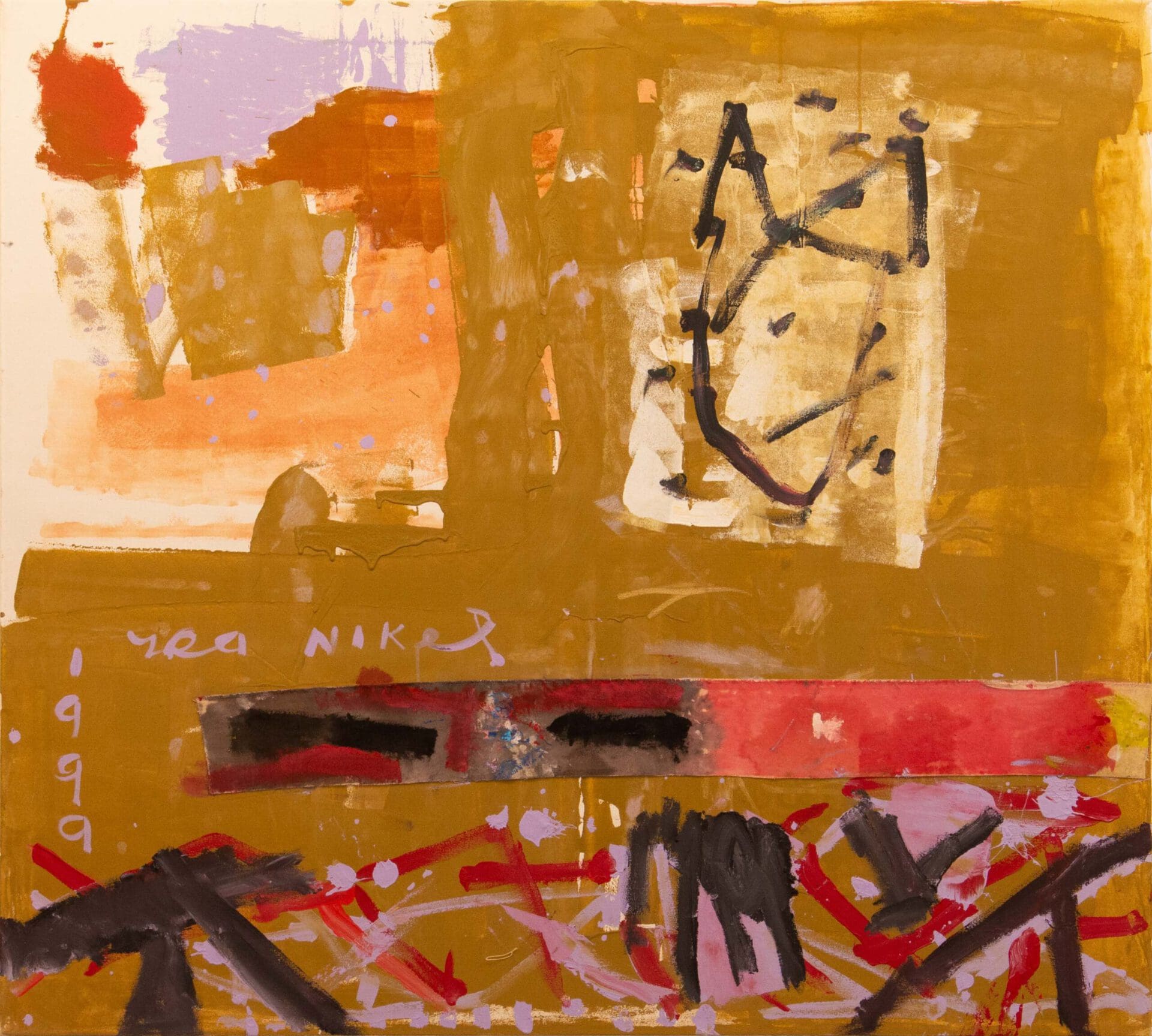 Lea Nikel, Untitled, 1999, oil on canvas, 135x150 cm